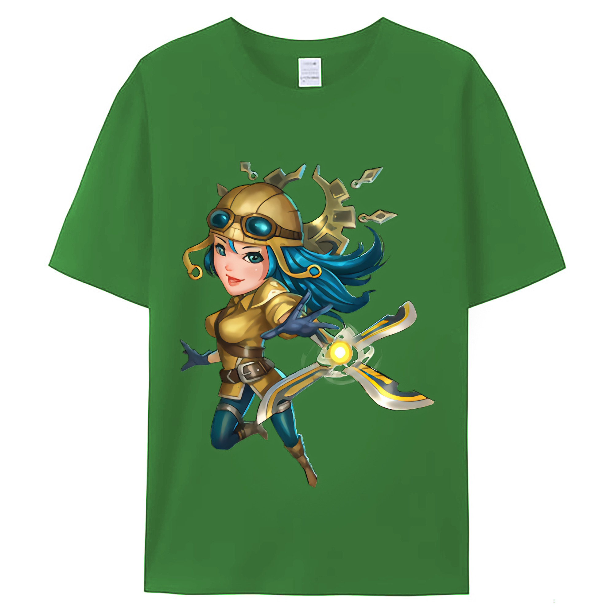 （画像用） リーグ・オブ・レジェンド League of Legends LOL レディースカジュアルプリントTシャツ（綿100％）
